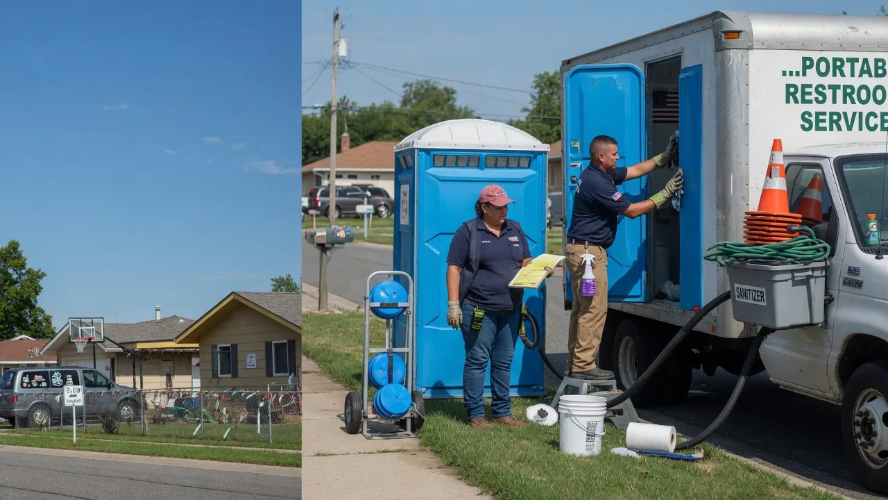 Portable Toilet Rental in Clarendon Hills, IL near me
